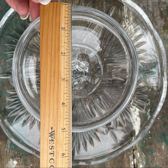 Royal Limited Crystal Cake platter vintage style - Picture 9 of 13